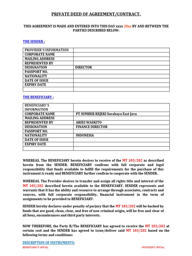 Draft MOU | PDF | Wire Transfer | Banks