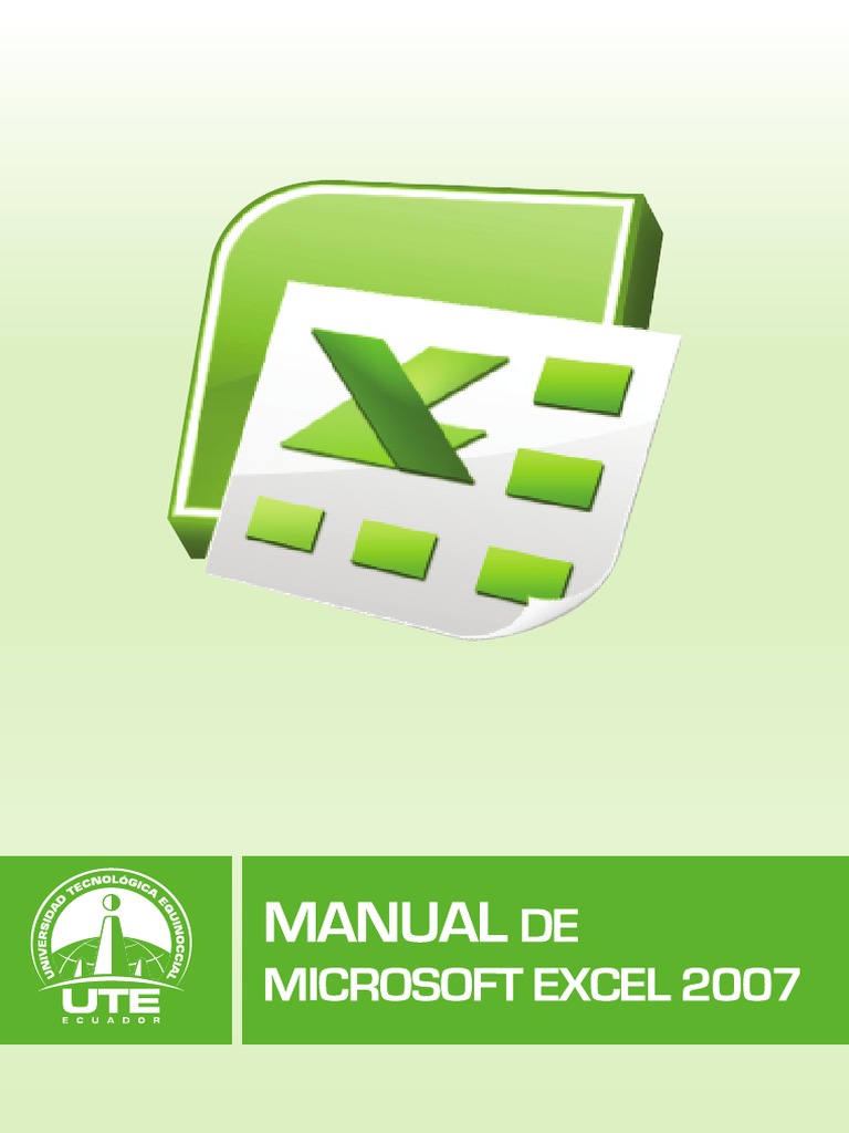 Manual Excel PDF | PDF | Microsoft Excel | Point and Click