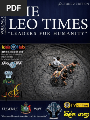 The Leo Times Vol 01 Issue 03 Visual Impairment Infant Mortality