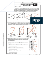 Vectors and The Parallelogram Rule: Concept-Development Practice Page