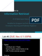 Introduction To: Information Retrieval