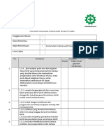 Checklist Pemenuhan Kriteria Audit Terkait K3 Listrik