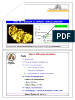 Obtención de Metales por Métodos Hidrometalúrgicos