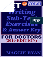 OET Writing (With 10 Sample Letters) For Doctors by Maggie Ryan Updated OET 2.0, Book VOL. 2, 201 - OET 2.0 Writing Books For Doctors by Maggie Ryan)