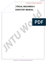 Electrical Machines Lab Manual