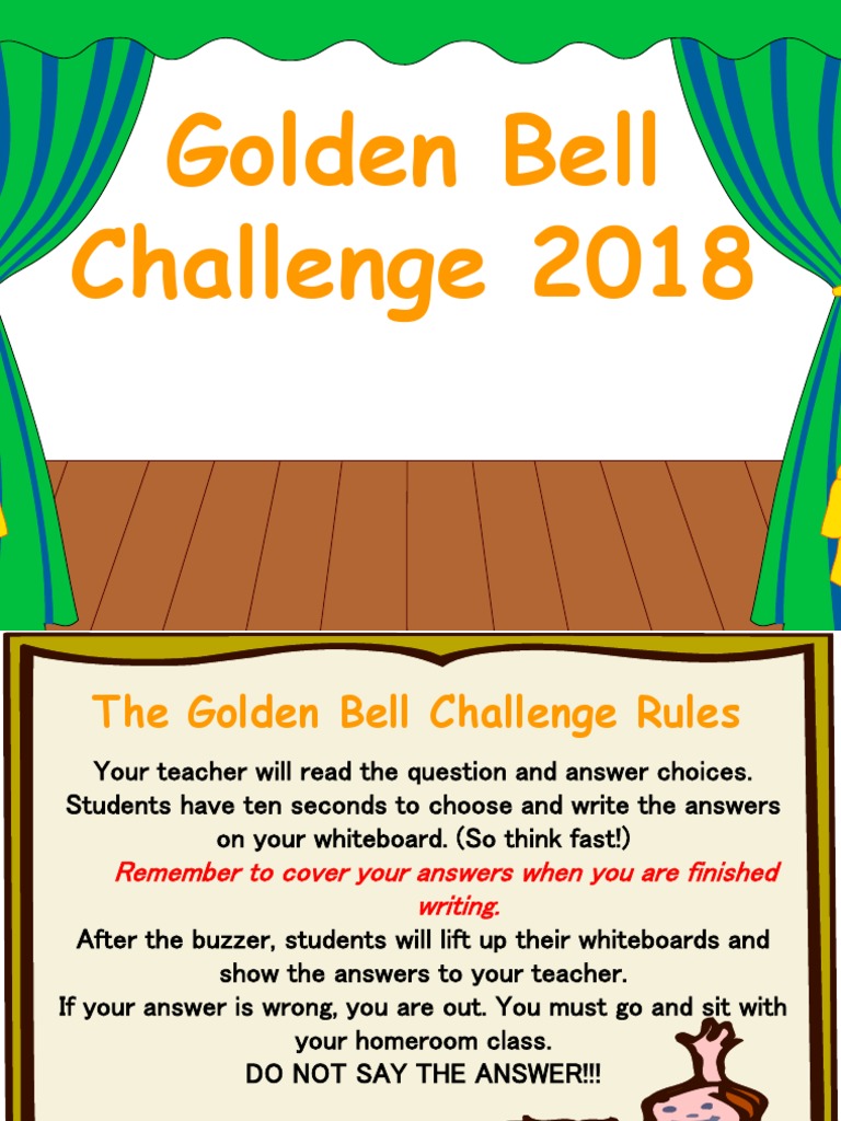 Golden Bell Challenge PDF