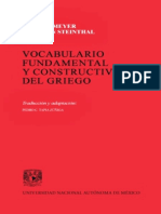 Meyer-Steinthal - Vocabulario Fundamental y Constructivo Del Griego PDF