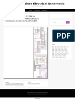 345b Electrical System Schematic Used in Service Manual Senr1925 Aurora - Cat Machines Electrical Schematic