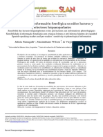 Fonologia en Niños Prelectores PDF