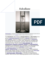 Haloalkane: Chemical Compounds Alkanes Halogens Halocarbons