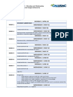 5 Homeworks 15 5 Class Activities 1 Project LAB 2 Class Discussion Seminar Final Test Total 100