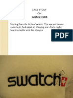Case Study ON: Swatch Watch