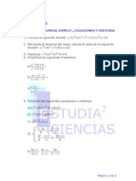 Examen Polinomio Ecuaciones 3 ESO
