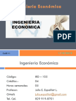 Introducción de Ingeniería Económica. Conceptos Básicos.