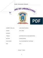 Materiales de Laboratorio