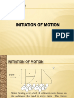 Initiation of Motion: Understanding the Forces that Start Sediment Transport