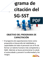 Programa de Capacitación Del SG-SST