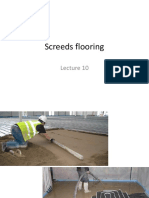 Screeds flooring guide for ceramic tile installation