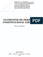 Elementos de Derecho Constitucional Español PDF