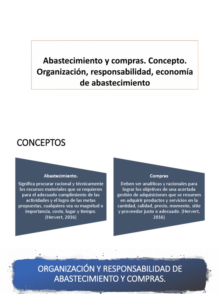Gerencia de Abastecimiento y Compras | PDF | Obtención | Calidad ...