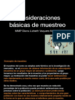 Consideraciones Técnicas Del Muestreo