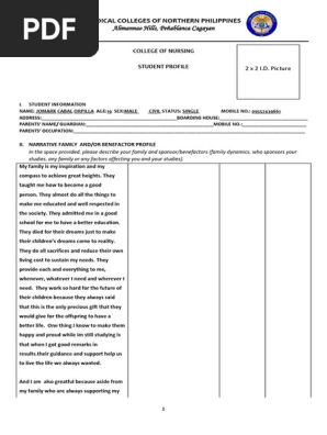 Student Profile
