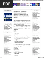 Digital Signal Processing Multiple Choice Questions and Answers Sanfoundry