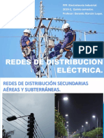 Redes de Distribucion Secundarias Aereas y Subterránea.