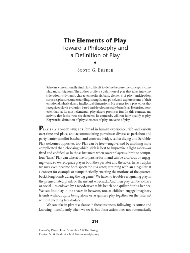 6 2 Article Elements of Play PDF
