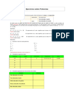 Ejercicios Sobre Potencias