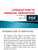 Introduction To Financial Derivatives