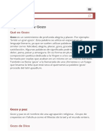 Significado de Gozo (Qué Es Concepto y Definición) - Significados PDF