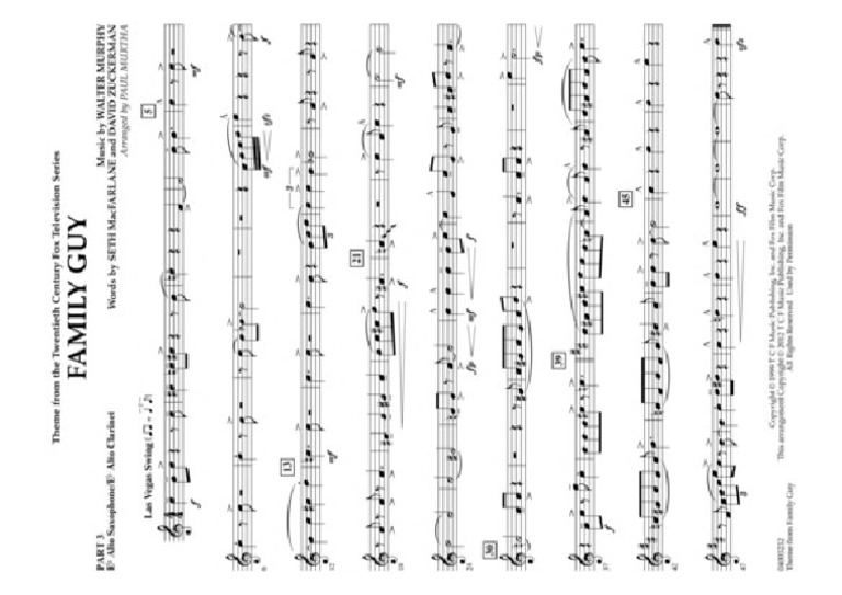 Family Guy Sax Alt Part 3 PDF