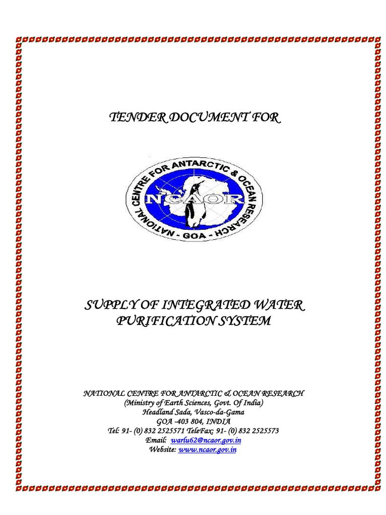 Water Purification System PDF Legal Tender Total Organic Carbon