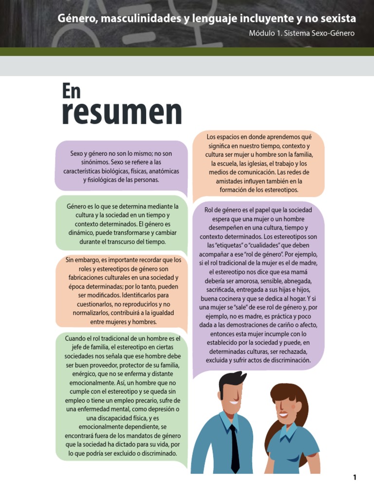 Roles y Estereotipos de Género | PDF | Estereotipos | Mujer