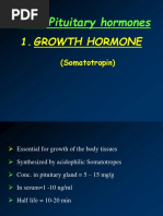 Growth Hormone: Functions and Disorders | PDF | Growth Hormone | Metabolism