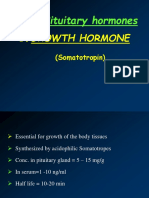 Ant. Pituitary Hormones: 1. Growth Hormone