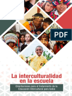 La Interculturalidad en La Escuela PDF