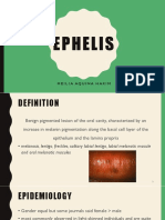 EPHELIS, SMOKER'S MELANOSIS, HIPERPIGMENTASI EC OBAT.pptx