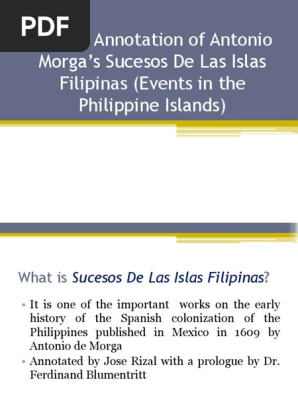 rizals annotation on antonio morga's successos
