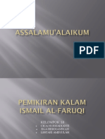 Pemikiran Kalam Ismail Al Faruqi