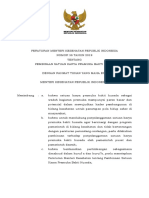 PMK No. 38 TH 2019 TTG Pembinaan Satuan Karya Pramuka Bakti Husada
