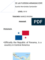 NAME: Eduardo Hernández Santander Level: Iii-Iv Teacher: Marco Rivera Panamá