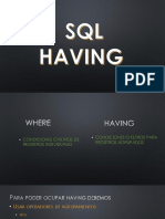 SQL Having