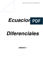 Ecuaciones Diferenciales: Unidad 1