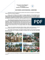 8th One Southern Luzon Jamboree Narrative and Pictorial Report