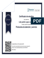 Certificado Atencion Al Cliente PDF