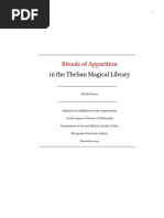 Rituals of Apparition in The Theban Magi PDF