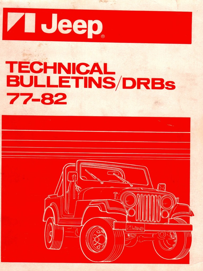 1977 Jeep Technical Service Bulletin (TSB) Manual Transmission