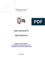 ITIL 2011 Spanish (Latin American) Glossary v1.0